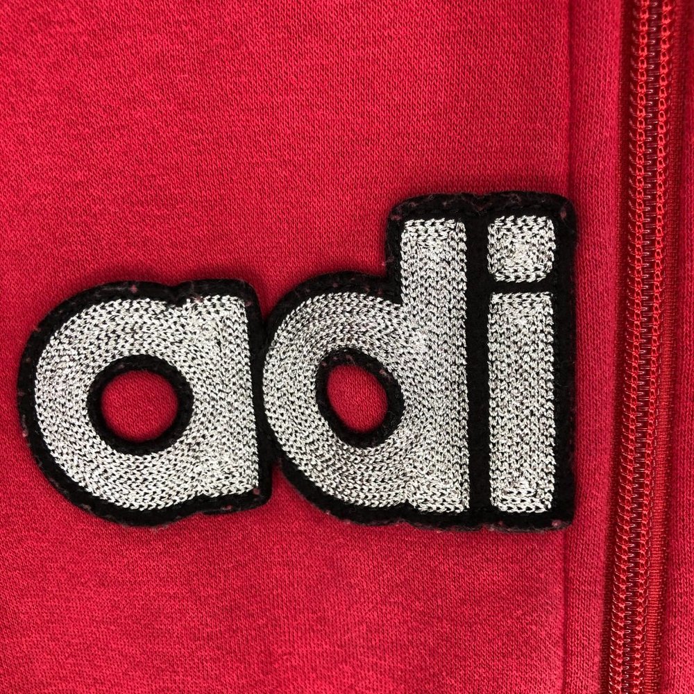 Adidas Womens Retro Full Zip 3 Stripe Logo Hoodie - Picture 5 of 7